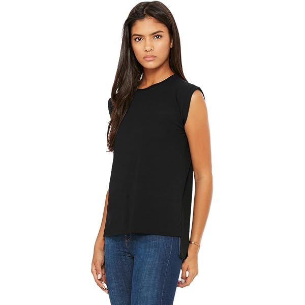 Bella Ladies Wide straps Self - binding on Neck and Armholes Rib